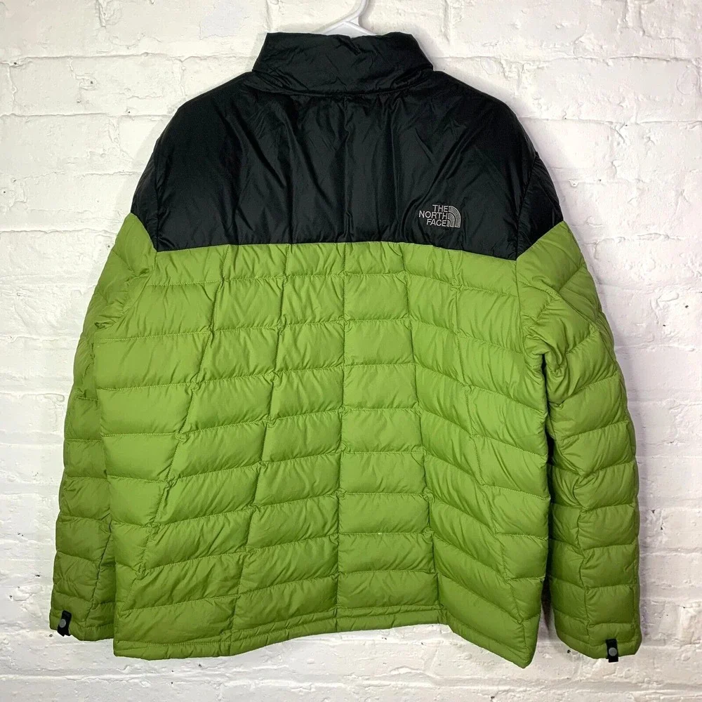 The North Face 550 Down Green & Black Puffer Jacket Mens Size‎ XL